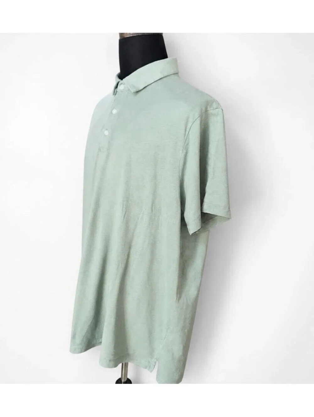J.CREW Men’s Sueded Soft Cotton Polo Shirt In Sage-XL